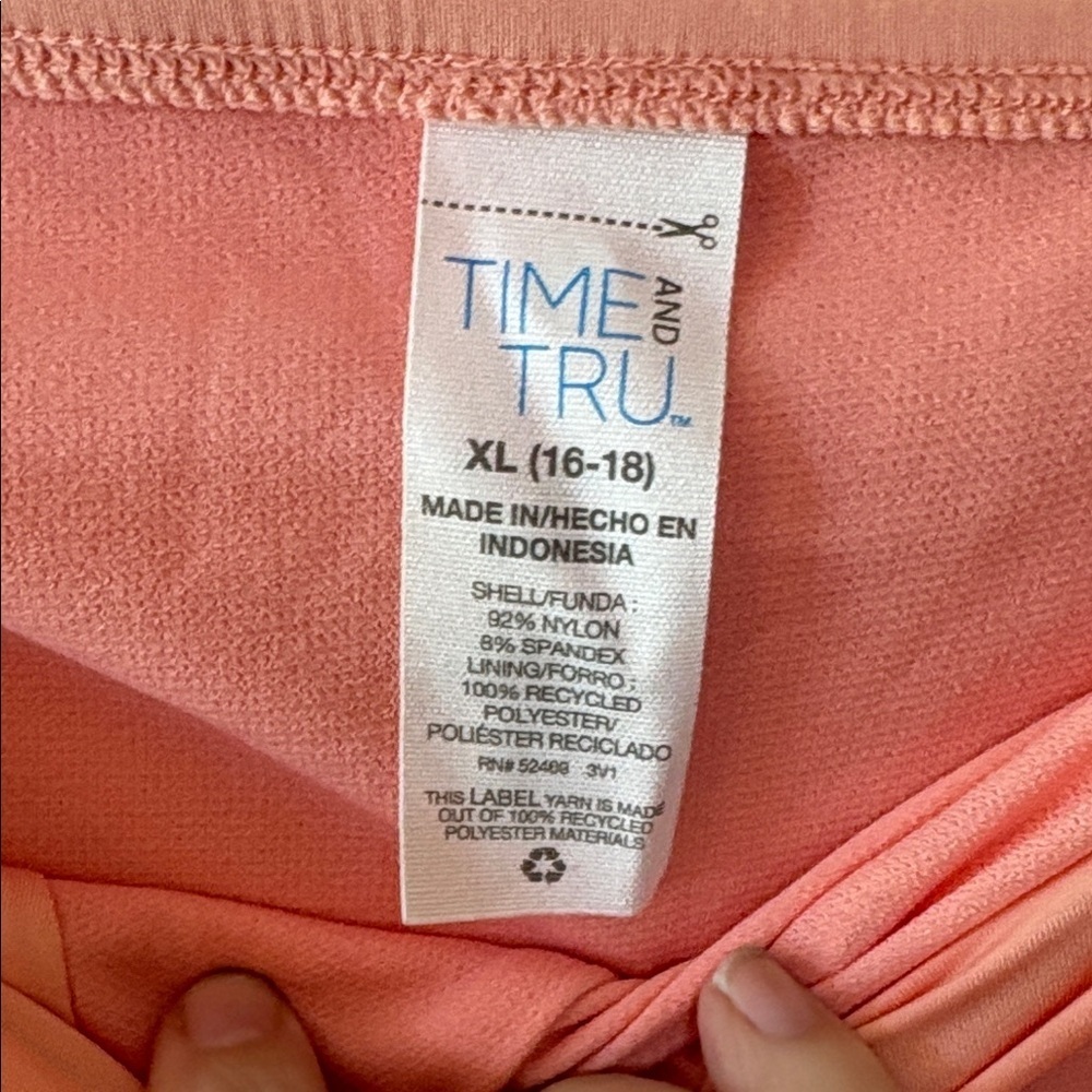 Time and Tru Coral Bikini Bottom SizeXL (16/18) - Picture 4 of 4